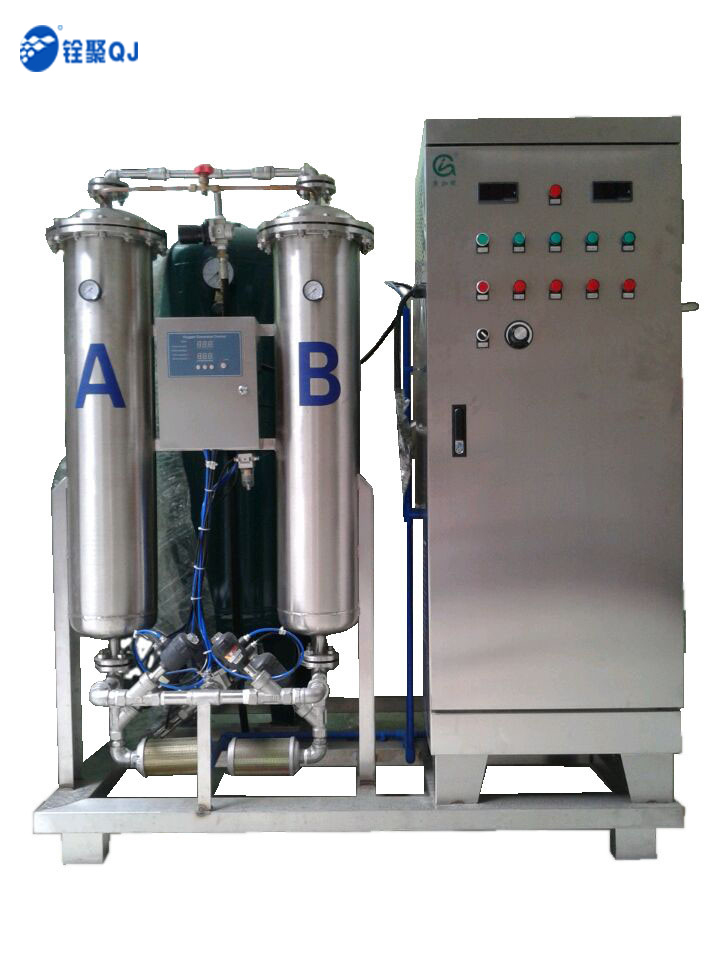 氧气型广州铨聚氧气源400/500克蜂窝式臭氧发生器